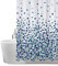 ANSIO 2er-Pack Duschvorhang - 180 x 180 cm (71 x 71 Zoll) - Mosaik Muster - Blau, Badewanne Vorhang, Antischimmel & Waschbar Shower Curtain mit 12 Duschvorhängeringen | 100% Polyester