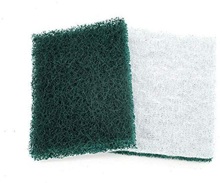 Scourer Scouring Pad - Green 10 Pack Multi-Purpose Cleaning Sponges Heavy Duty Abrasive Sponges for Kitchens Bathrooms and Heavy Duty Cleaning