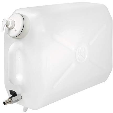 Lampa 97868 Tanica in plastica, con rubinetto in metallo e dispenser porta sapone - 25 L