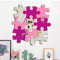 Korktafel-Fliesen, Filz-Pinnwand in Puzzle-Form Mit Selbstklebender Rückseite für Erinnerungen, Fotos, Memos, Anzeigetafel, Pads, Bilder, Zeichnen, Ziele, Notizen - Zuhause, Schule