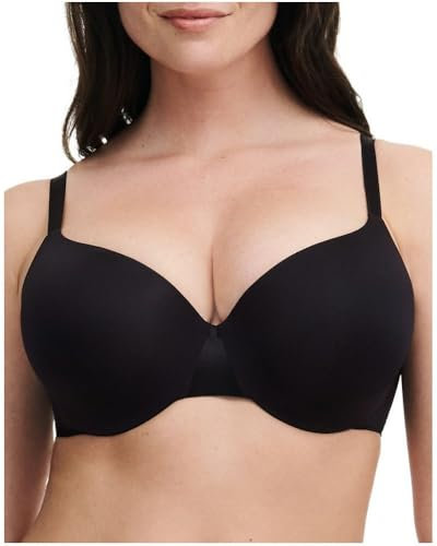 Chantelle Essentiall Camiseta Bra, NA Opaco, Noir, 95B Mujeres