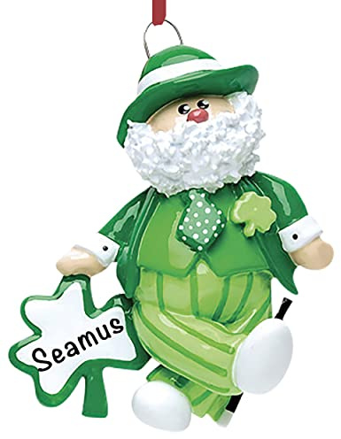 Personalised Santa Ornament 2025 – Fast & Free 24h Customisation – Christmas Holiday Ornaments for Tree – Custom Gift Wrapped Irish Keepsake for the Festive Season