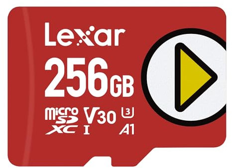 Lexar microSDXC Card 256GB Play 1066x UHS-I U3 up to 150MB/s