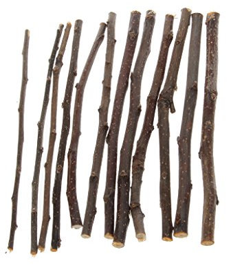 WOWOWO Natürliches Apfelbaum-Astspielzeug für Hamsterzähne Zähne Backenzahn Holz Kauwerkzeug