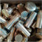 POZZETTO A MOLLA OTTONE LUCIDO Ø 8 MM Pozzetto antipolvere in ottone lucido con molla di ritorno per catenacci, aste di chiusura, paletti di serramenti e infissi in legno, alluminio, PVC, Ferro