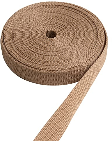 IPEA Correa para Persianas Enrollables de Polipropileno Resistente – 7,5 Metros de Largo – Fabricado en Italia – Cuerda para Ventanas y Puertas – Ancho 20 mm – Color Beige