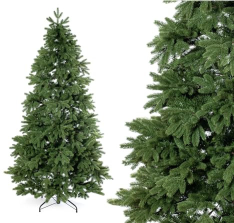 Weihnachtsbaum Roswell Kiefer 240 cm – naturgetreuer Tannenbaum, künstliche Kiefer mit Ständer – Christbaum für Weihnachten – Christmas Tree