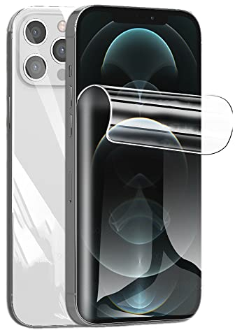Snailcanfly 2 Pcs Film d'hydrogel pour iPhone 13 mini A2628 5.4inch Souple Transparent TPU Protection Sans bulle d'écran d'empreintes Digitales déverrouiller Pas de Verre Trempé