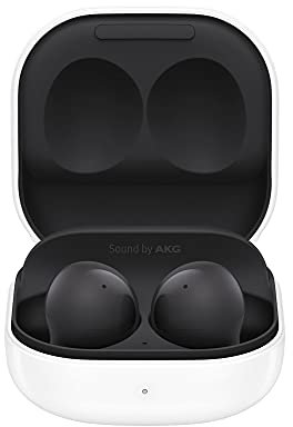 Samsung Galaxy Buds2 - Auriculares Bluetooth, True inalámbricos, cancelación activa de ruido, funda de carga, negro/grafito, 2021 [versión italiana] (reacondicionado)