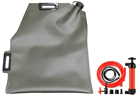 Folding Oil Bag Soft Gas Can 5L/10L/20L/30L Home Backup Fuel Tank with Spout Portable Emergency Gasoline Diesel Container Automobile Barrel Utility Storage Drum for Car (Color : Pump A, Size : 30l)