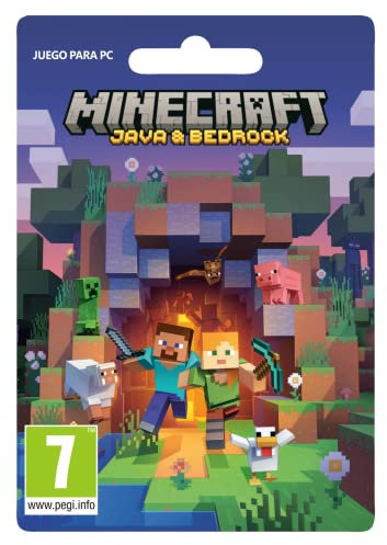 Minecraft Edición Java & Bedrock – Juego para PC Windows 10 y Windows 11