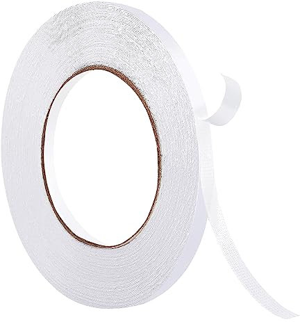 Nastro biadesivo in tessuto da 20 m/65,6 piedi, nastro biadesivo per impieghi gravosi, nastro adesivo biadesivo per montaggio, per vestiti, artigianato, casa, ufficio, scuola, hotel, pavimento
