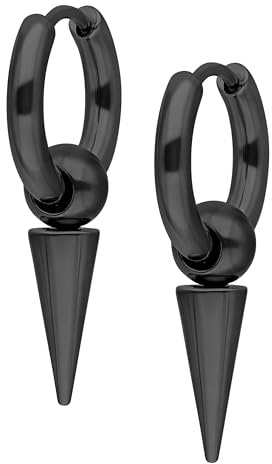 Wildcat Ohrringe - Little Long Spike Hoops | Chirurgenstahl 316L - hautverträglich, langlebig, wasserfest