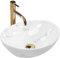 Rea Lavabo sobre Encimera Sofia Nature Mármol Lavabo de baño 410 x 345 x 150 mm Cerámica (imitación piedra)