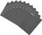 MINTRA LOT DE 10 Cahiers 90 gm agrafé couverture Poly 24x32 grands carreaux (seyes) 48 ou 96 pages assorties : Des cahiers pratiques et colorés pour une organisation optimale (48 pages, Gris foncé)