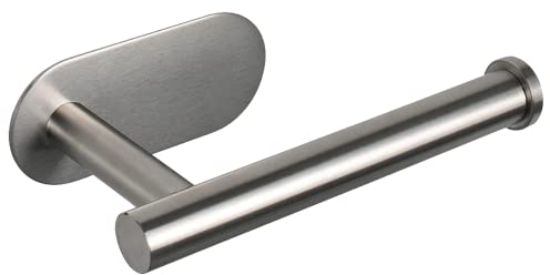 Porta carta igienica autoadesivo, in acciaio inox SUS304 ispessito, antiruggine, senza fori, adatto per bagno, cucina, bagno