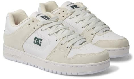 DC Shoes Manteca SE - Leather Shoes for Men - Lederschuhe - Männer - 42.5 - Weiss