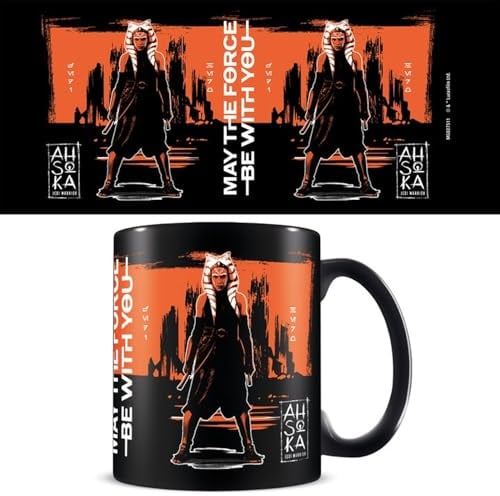Star Wars Mug (Brushed Orange Design) 11oz Ceramic Coffee Mug, Cups and Coffee Mugs for Women, Mugs for Men and Kids - Official Merchandise