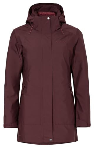 VAUDE Parka III 3 en 1 pour Femme Veste Double, Chêne foncé, 42