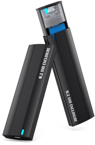 M.2 NVME/NGFF Gehäuse, 10 GB, schnelle Datenübertragung, einfache Installation, Aluminiumlegierung, schnelle Installationsgeschwindigkeit, M.2 NVMe auf USB 3.1