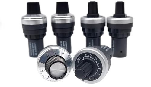UGGOVXWZH 1 Stück 2K 3K 5k 10k 20k Ohm Widerstand LA42DWQ Frequenzumrichter Potentiometer Drehzahlregulierknopf Schalter Potentiometer(3K)
