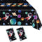 YXHZVON 2 Pcs Astronaut Theme Tischdecken, Weltraum Tischdecke,Rechteck Planet Tischdecke,Tischdecke Kindergeburtstag,Weltraum Party für Kinder Thema Geburtstag Party Dekorationen(130x220cm)