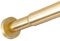 Ausziehbare Teleskop-Duschvorhang-Spannstange, Edelstahlstange, ohne Bohren, verstellbare Länge, 97-160 cm, goldfarben, ideal für Badezimmer, Schränke, hängende Vorhänge.