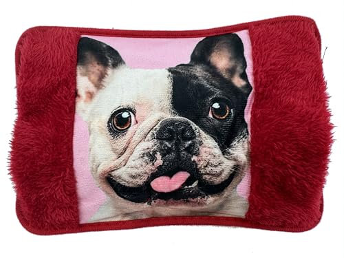 Elektrische Wärmflasche mit weichem Plüschfutter; 500 Watt; maximale Temperatur 75 °C; nützlich als Handwärmer und Fußwärmer; ideal zur Linderung von Muskel-, Rücken- und Menstruationsschmerzen