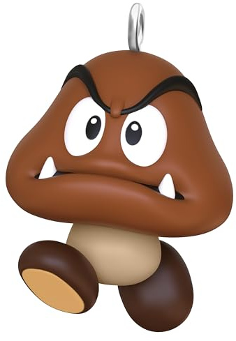 Hallmark Keepsake 1 Mini Christmas Ornament 2025, Nintendo Super Mario Goomba, Gifts for Gamers