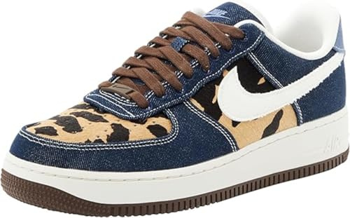 NIKE Women's AIR Force 1 '07 Sneaker, Obsidian Sail Baroque Brown, 4.5 UK