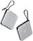 VRURC Powerbank 20000mAh mit Kabel Klein Power Bank USB C Schnelles Aufladen Tragbares Ladegerät Externer Akku Klein Aber Stark mit 4 Ausgänge 3 Eingänge LED-Anzeige für iPhone Huawei Samsung usw