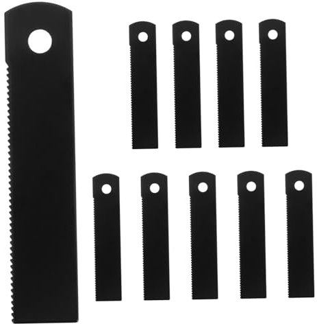 Yardwe 10 Stück Feueranzünder, Schaber, Gezahnter Feuerstein, Schaber, Feuerstein, Stahl, Gezackte Klinge, Feueranzünder, Werkzeuge Für Die Herstellung Von Feueranzündern,