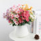 Lxoraziy 6 Stück Künstliche Orchideen Blumenstrauß, 32cm Seidenblumen Bunt, Realistische Kunstblumen Deko für Zuhause, Hochzeit, Party, Tisch, Büro, Frühling Sommer Herbst Deko