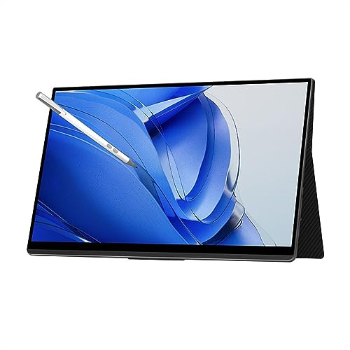 YANG11FAN Monitor Portátil Monitor de Pantalla táctil portátil IPS de 15,6 Pulgadas, Pantalla de expansión Externa for Ordenador portátil de Oficina, resolución de 1920 * 1080 Pantalla Portatil