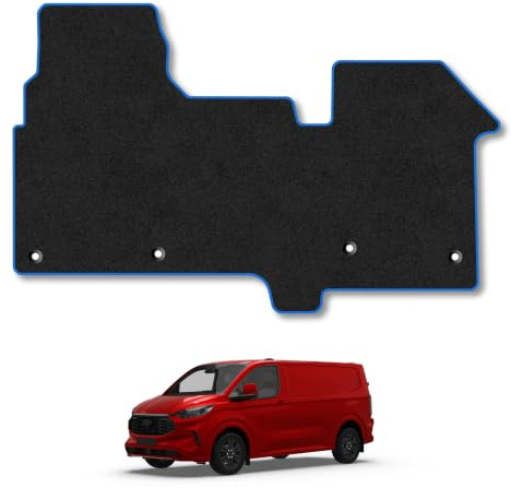 Compatible with Ford Transit Custom (2023+) [Manual, 3 Front Seats] Carpet Car Mats