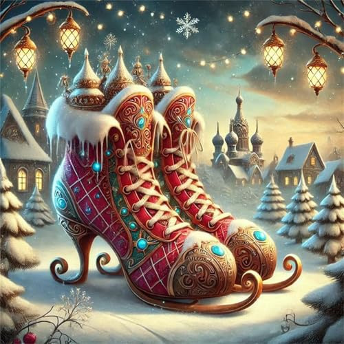 Puzzle 90 Teile Land-Schneestiefel, Herausforderndes Rätsel Pädagogisches Spielzeug Geschenke, DIY Klassische Puzzles für Erwachsene und Kinder ab 14 Jahren 30x30cm