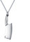StageOnline Acciaio Inossidabile Pendente Ciondolo Collana Coltello Uomo con Pendente a Freccia Lunghezza 62CM