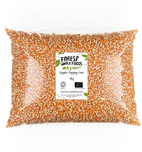 Forest Whole Foods Organic Popping Corn (Popcorn Kernels) (5kg)