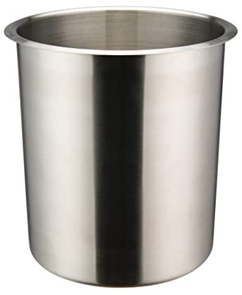 Winco BAMN-4.25, 4.25-Quart Stainless Steel Bain Marie Pot W/О Lid, NSF, Double Boiler, Sauce Pot