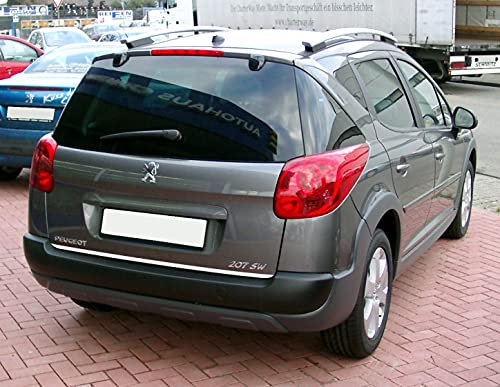 Luxyline Baguette de Coffre chromée pour Peugeot 206 SW Peugeot 207 9||307||3|SW 01-05