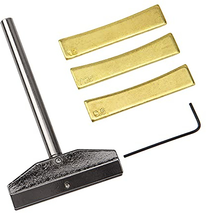 1 Set Yootones Griffbrett aus Legierung und 12/7,25/9,5 Radian Fret Einsätze, kompatibel mit E-Gitarre Reparaturwerkzeug
