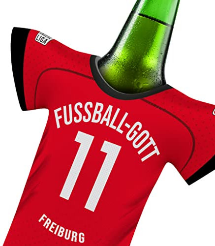 my fan shirt Freiburg Trikot-Kühler Geschenk-Box Fanartikel Fussball-Gott | Home Trikot Überraschung | Passend für Freiburg Fanartikel | Mann Freund Bruder Weihnachten Trikotkühler by MYFANSHIRT