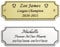 3W x 1H, Custom Elegant Engraved Plate, Personalized Memorial Name Plate for Trophy, Frames, Urn, Brass or Stainless Steel Laser Engraved Plaque with Adhesive Backing or Screws (Silver, Gold)