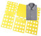Periea ‘Shelly’ Adults T-shirt Folder Clothes Folding Board – 3 Colours (Yellow)