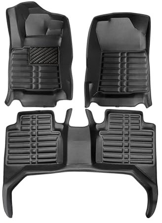 fussmattenprofi.com Auto Fussmatten Kompatibel mit Toyota Hilux Revo Baujahr ab 2015 I 100% Passgenau Geruchlos Allwetter Fussraumschale I 5D Premium TPE Fußmatten Set