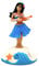 Wackelfigur Auto Lustig Hawaii Hula Girl - Solarfigur Armaturenbrett Ornament Solar Tanzen Hawaii Mädchen,Autos Spielzeug,Hula-Girl Solar Wackel Figur,Ideal Für Fensterbank Schreibtisch