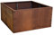 ESTEXO Hochbeet Pflanzkasten Edelrost Blumenkasten Pflanzbeet Blumenbeet Beet Stahl Pflanzkübel Blumenkübel Gartenbeet 80x80x40 cm