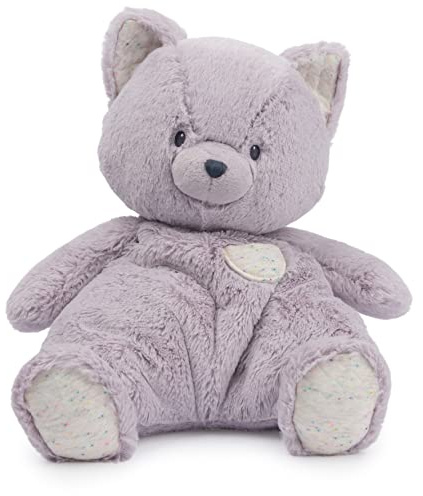GUND Baby Oh So Snuggly Kitten Plüschtier, 32,5 cm, ab 0 Jahren | Gesteppte Akzente stimulieren das taktile sensorische Lernen während des frühen Rollenspiels; lehrt selbstberuhigende und