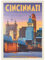 MyPuzzle Cincinnati, OH: Riverfront, Vintage Poster - Premium 500 Teile Puzzle - MyPuzzle Sonderkollektion von Anderson Design Group