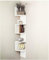 Homme Concept – White 5 Tier Corner Shelf, Wall Mount Floating Shelves, Wall Shelves, Zig Zag Display Storage Organiser Shelving Unit, Bookcase Bookshelf for Living Room Bedroom Bathroom Home Office